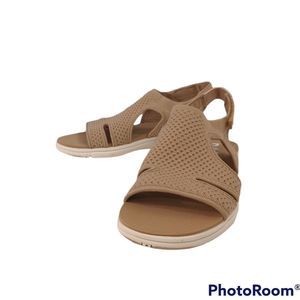 Ryka NWT Tan Back Strap Sandals Sz 8W